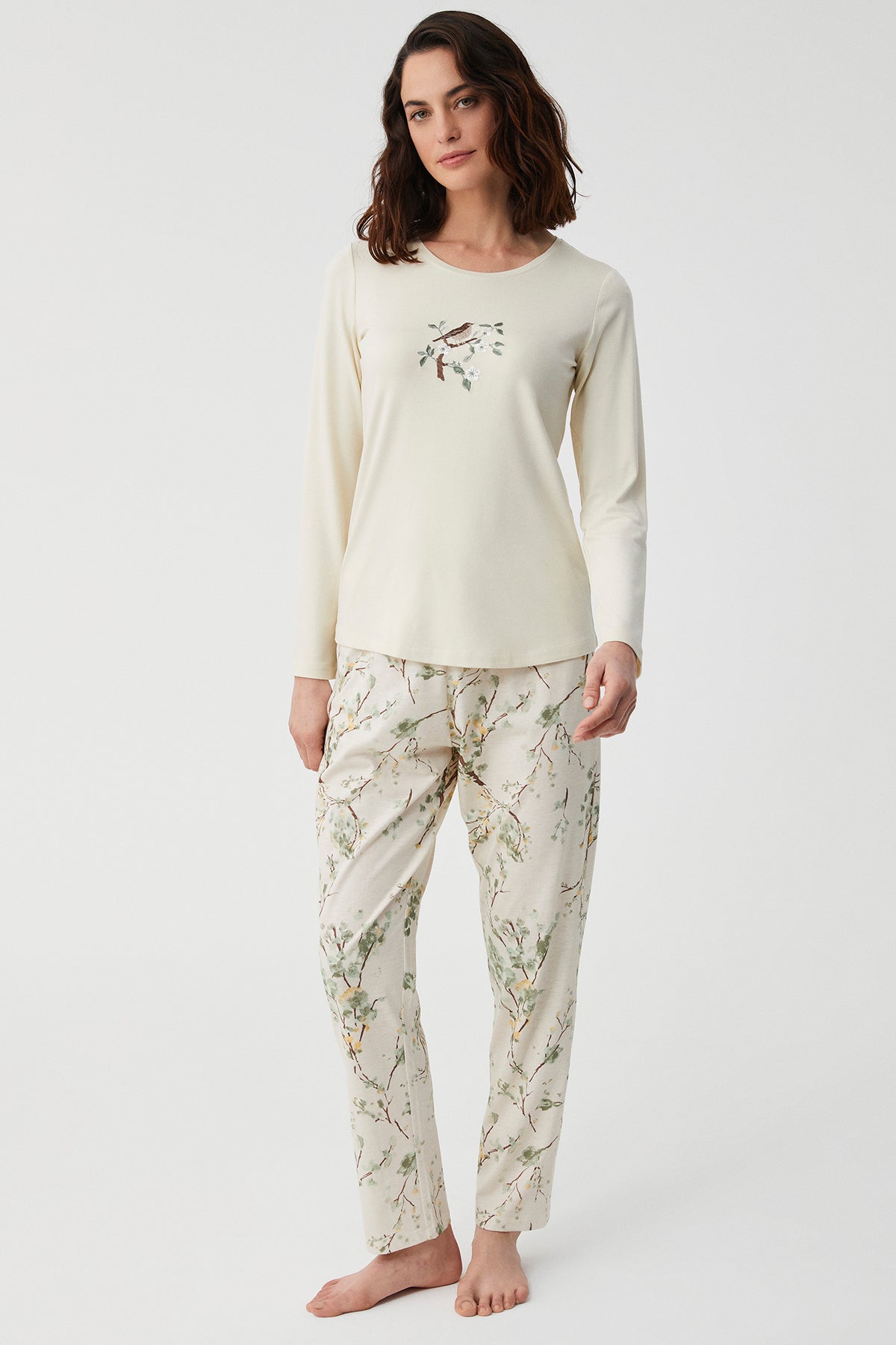 Jasmin d’Aube - Pyjama 2 Pcs - Pureté raffinée et délicatesse  florale