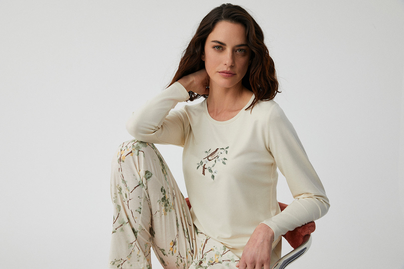 Jasmin d’Aube - Pyjama 2 Pcs - Pureté raffinée et délicatesse  florale