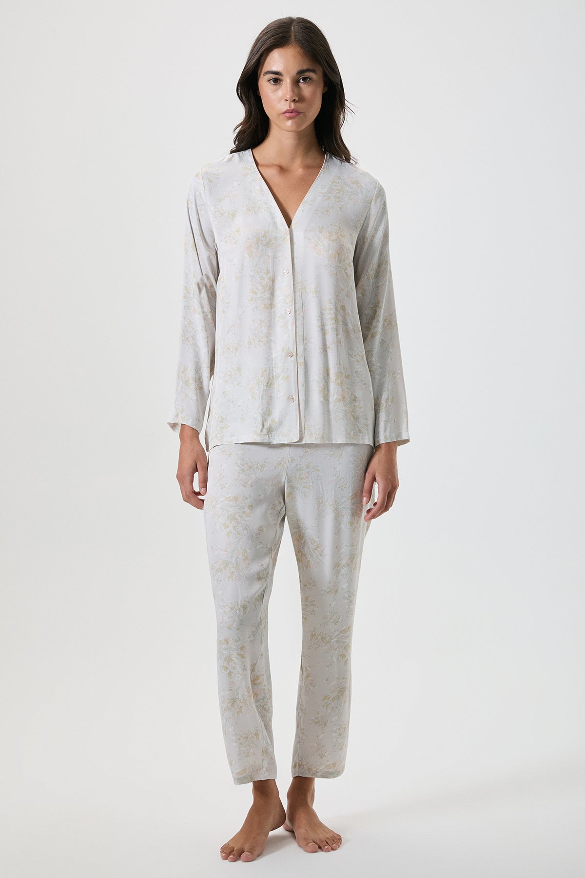 Éclat De Nacre - Pyjama boutonné - Chic serein et délicatesse lumineuse