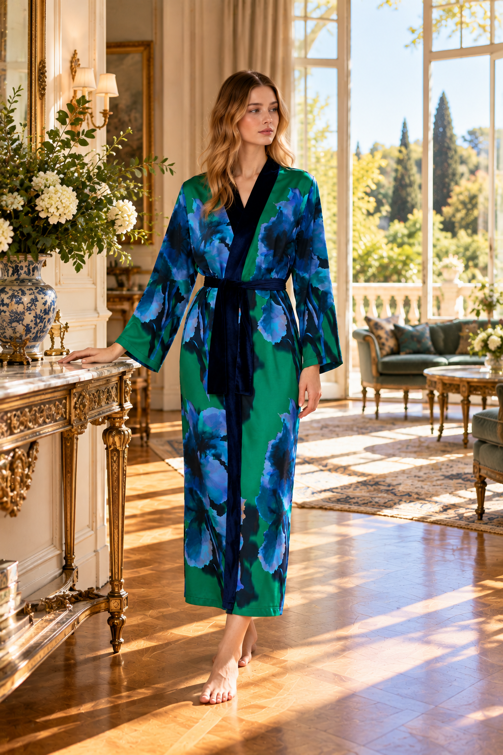 Le Pavillon de Jade - Ensemble 2 Pcs - Sensualité florale et élégance précieuse