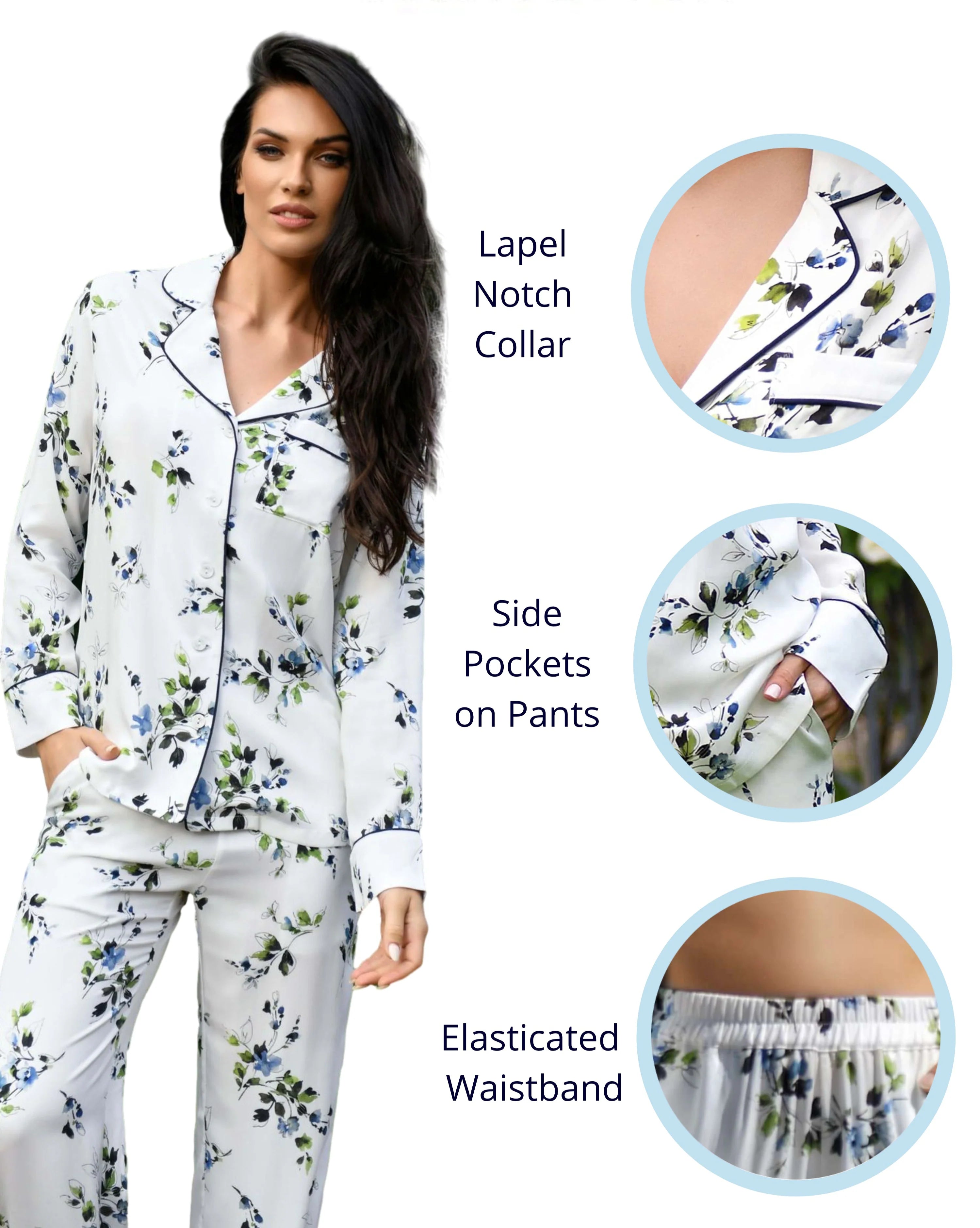 Éveil Floréal - Pyjama Primavera 2 Pcs -  Floralement raffiné et harmonieusement coloré