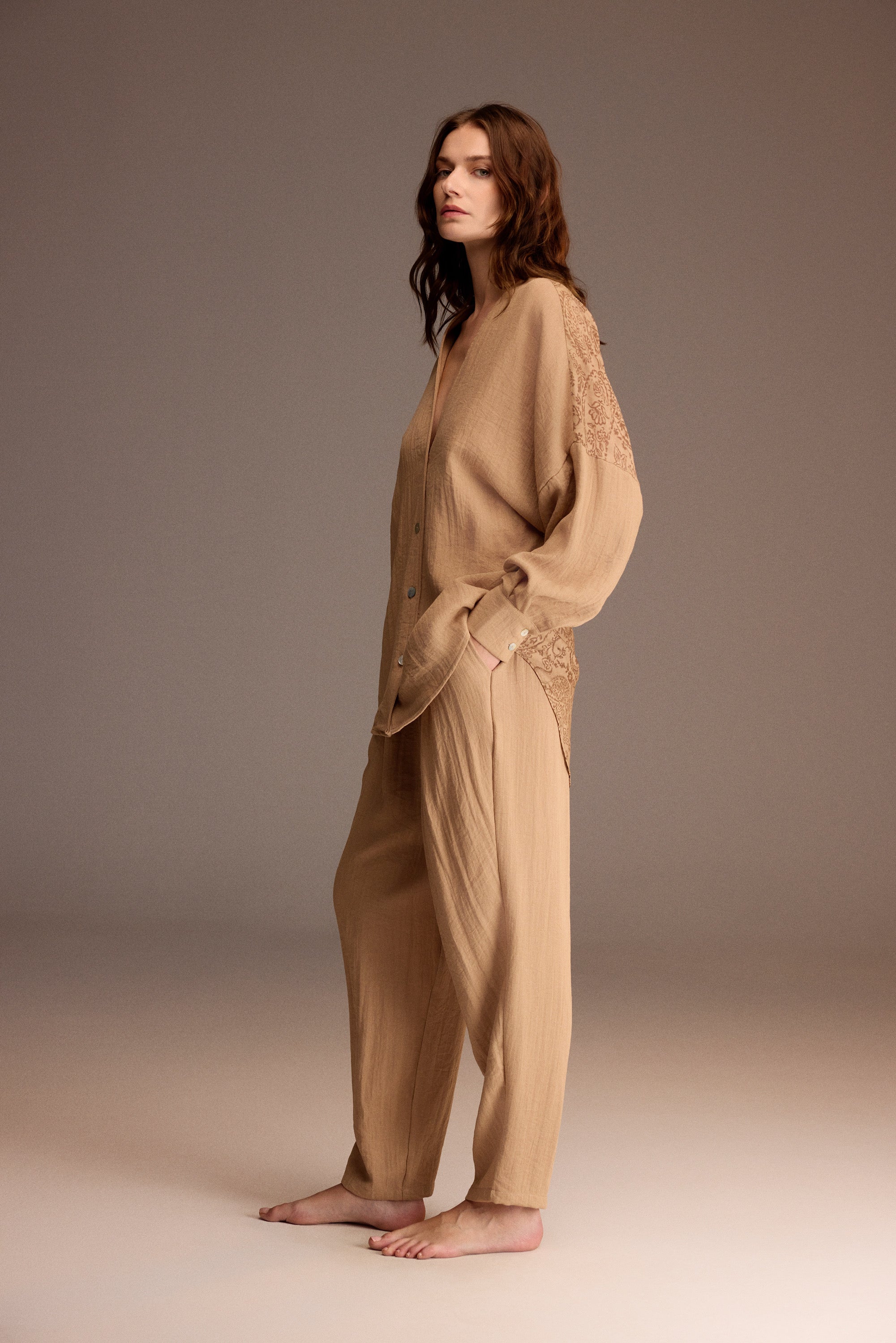Voile d’Oud - Ensemble 2 Pcs - Délicatesse ambrée élégance orientale