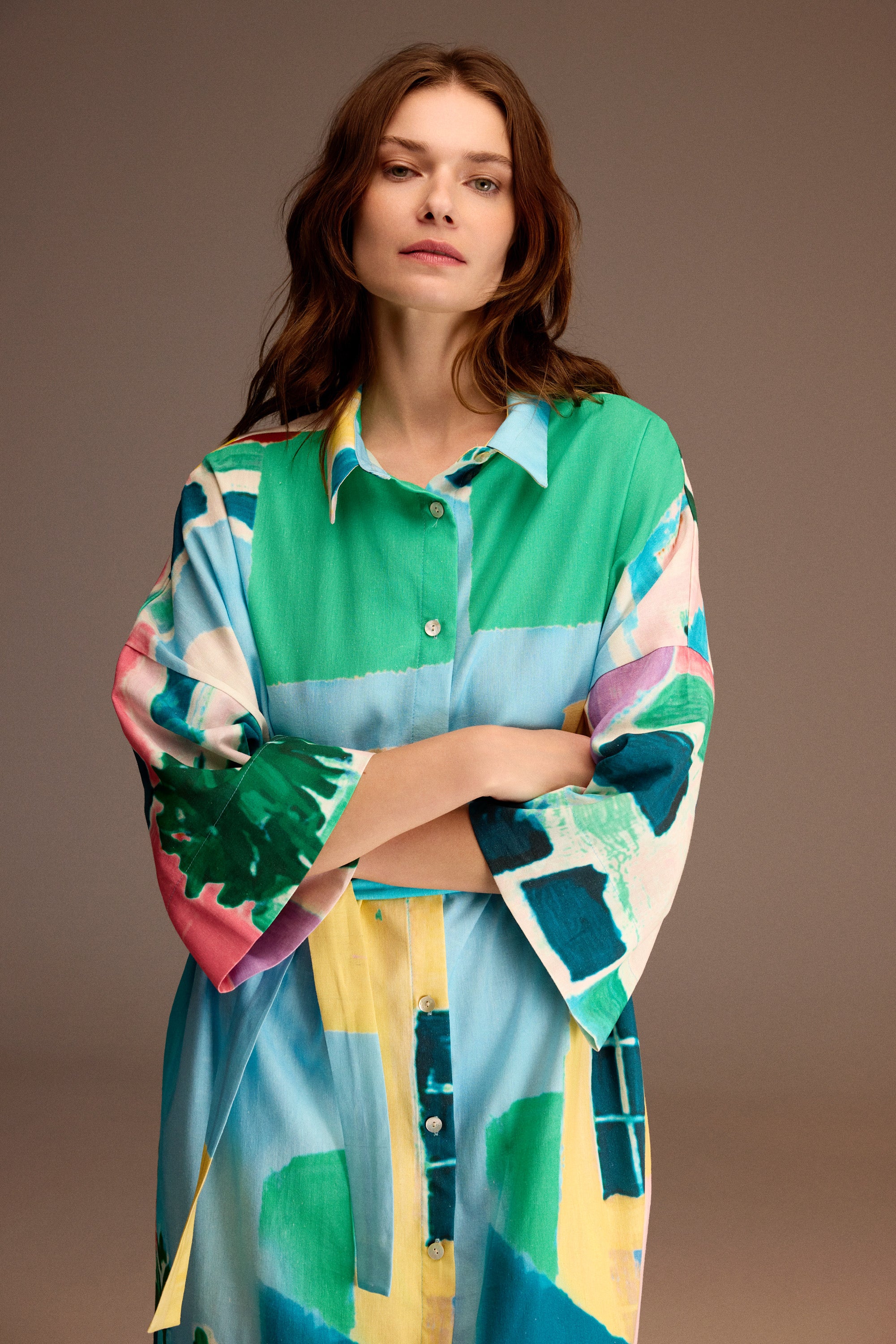 Gardenia Suprême - Robe longue - Raffinement artistique et charme contemporain