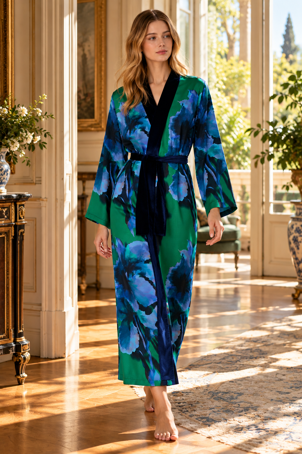 Le Pavillon de Jade - Ensemble 2 Pcs - Sensualité florale et élégance précieuse