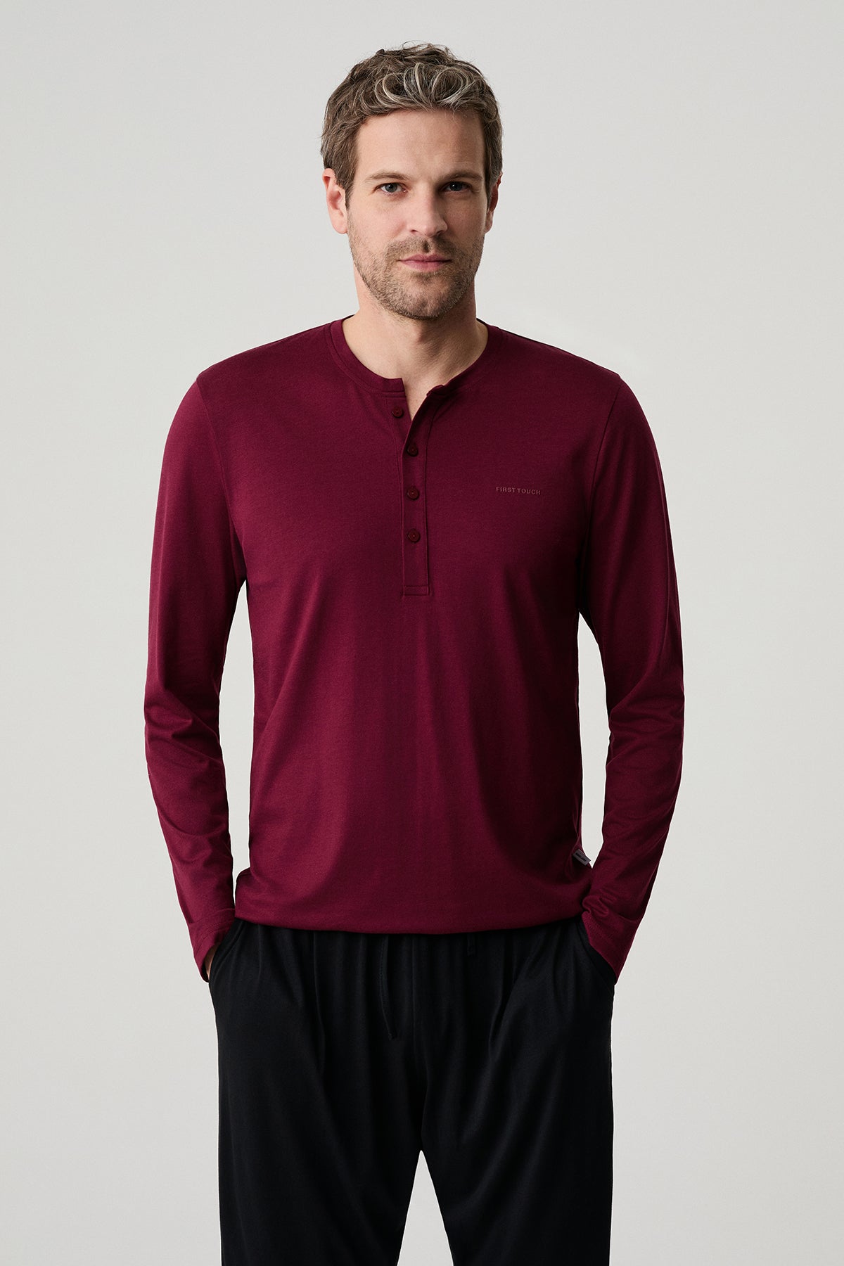 L’Instant Grenat -  Ensemble 2 Pcs - Élégance bordeaux et  confort raffiné