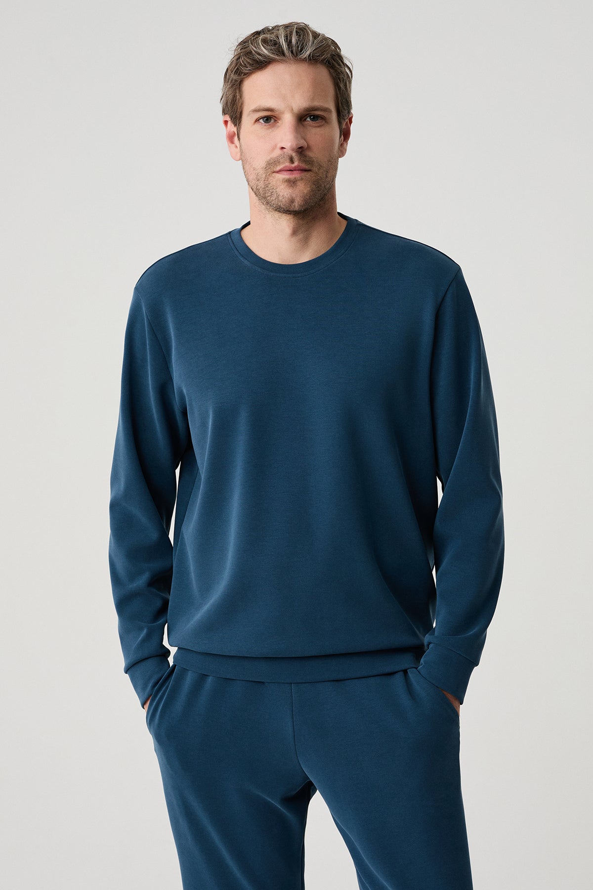 Le Soir Azur -  Ensemble 2 Pcs -  Élégance marine et douceur contemporaine