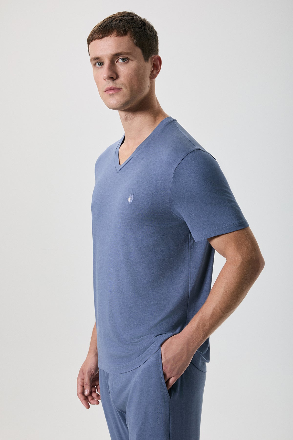 Azur Intemporel - Pyjama 2Pcs - Pureté bleutée et confort distingué