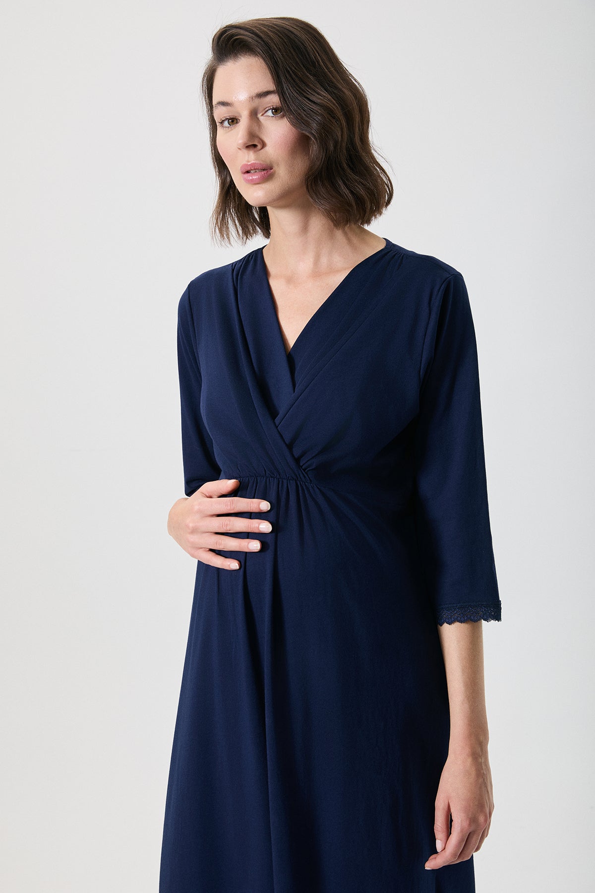 Souffle Maternel - Robe de maternité & d' allaitement - Douceur enveloppante et Tendresse Maternelle