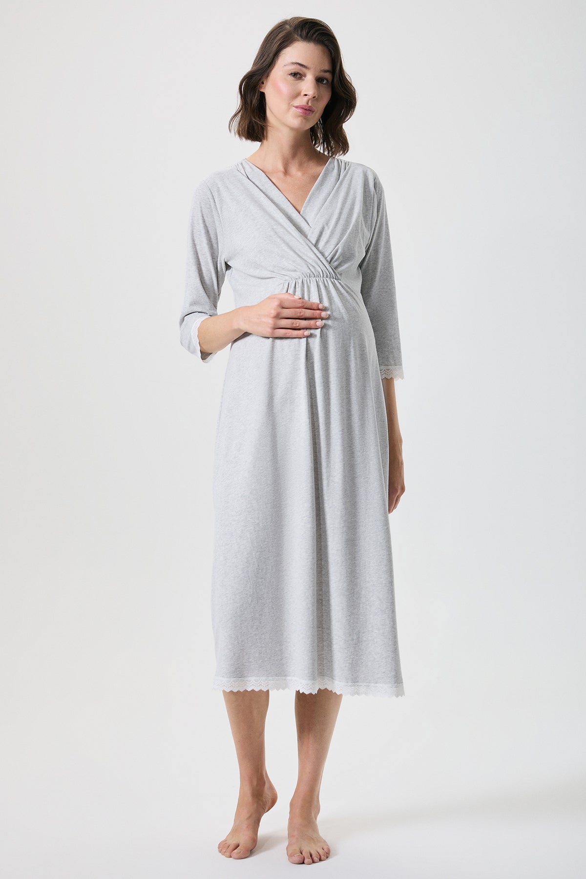 Souffle Maternel - Robe de maternité & d' allaitement - Douceur enveloppante et Tendresse Maternelle