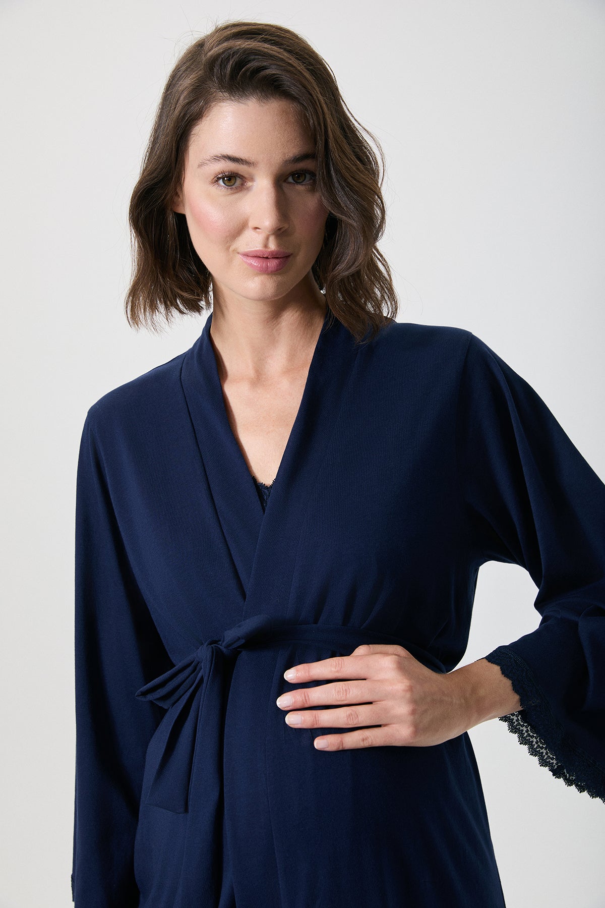 Nid de Nuit - Robe de chambre maternité - Cocon doux et maternité enveloppante