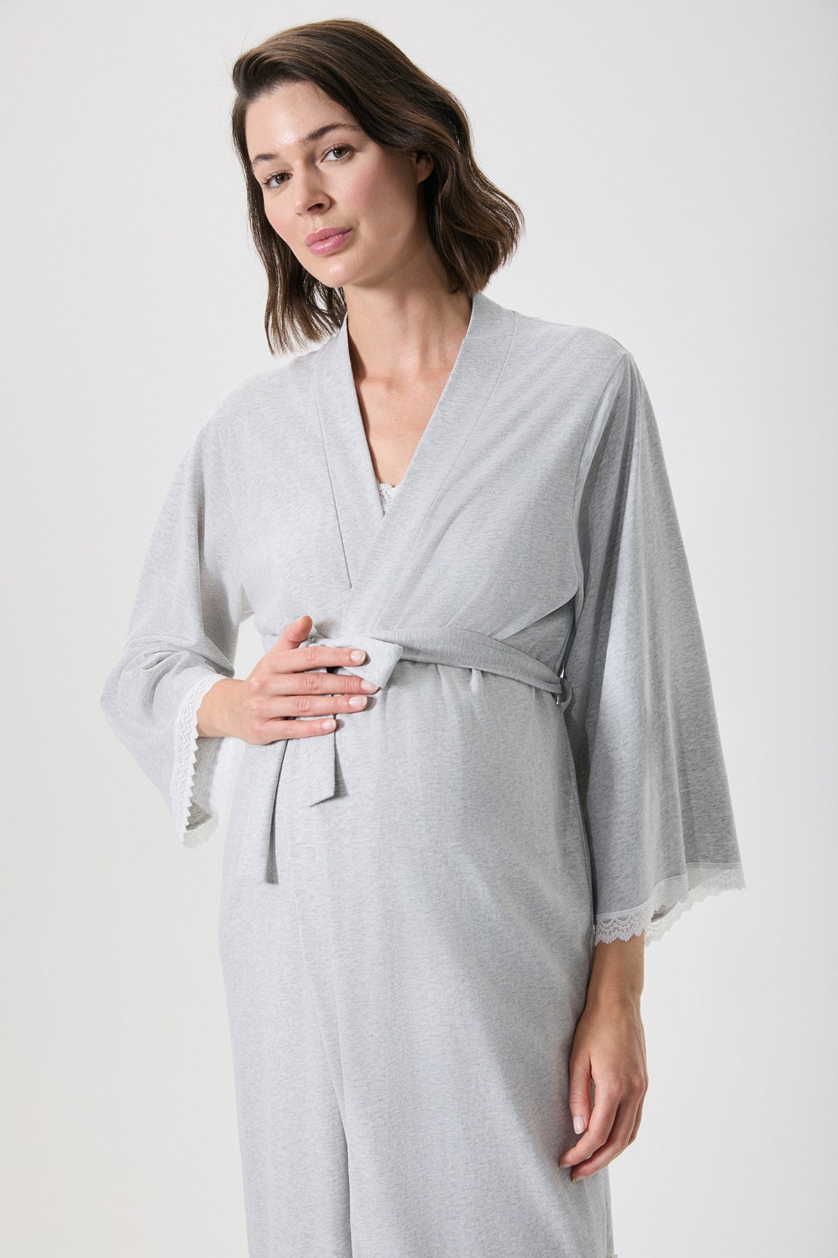 Nid de Nuit - Robe de chambre maternité -  Cocon doux et maternité enveloppante