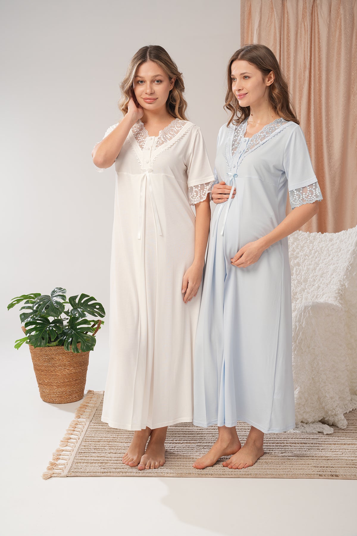 Éclat de Tendresse – Robe  blanche maternité - Beauté lumineuse et tendresse incarnée cn
