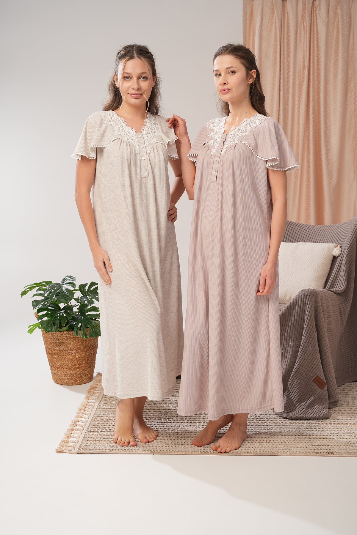 Douce Harmonie - Robe longue maternité - Lien sacré et chaleur intime cn