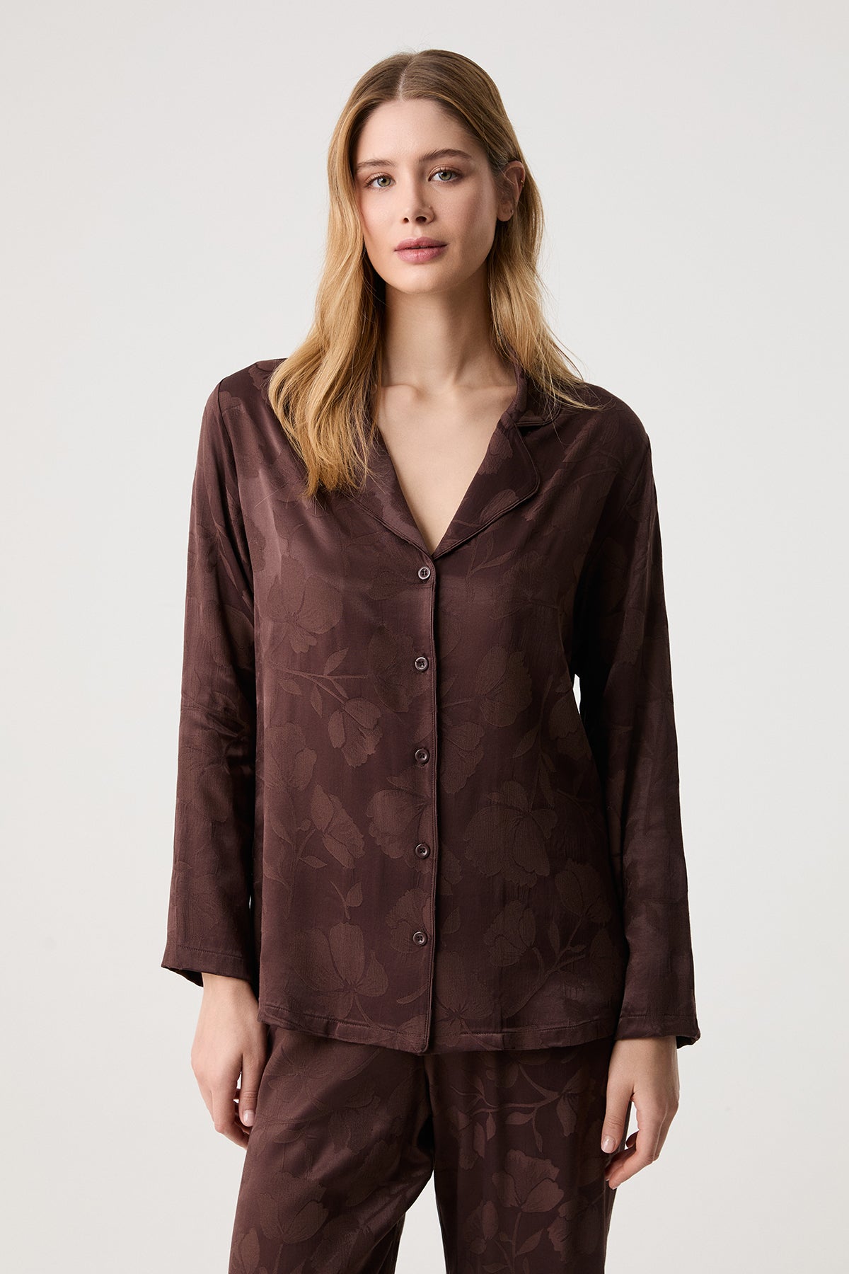 La Galerie d’Ébène - Pyjama 2 Pcs - Profondeur chaleureuse et élégance intemporelle 10202