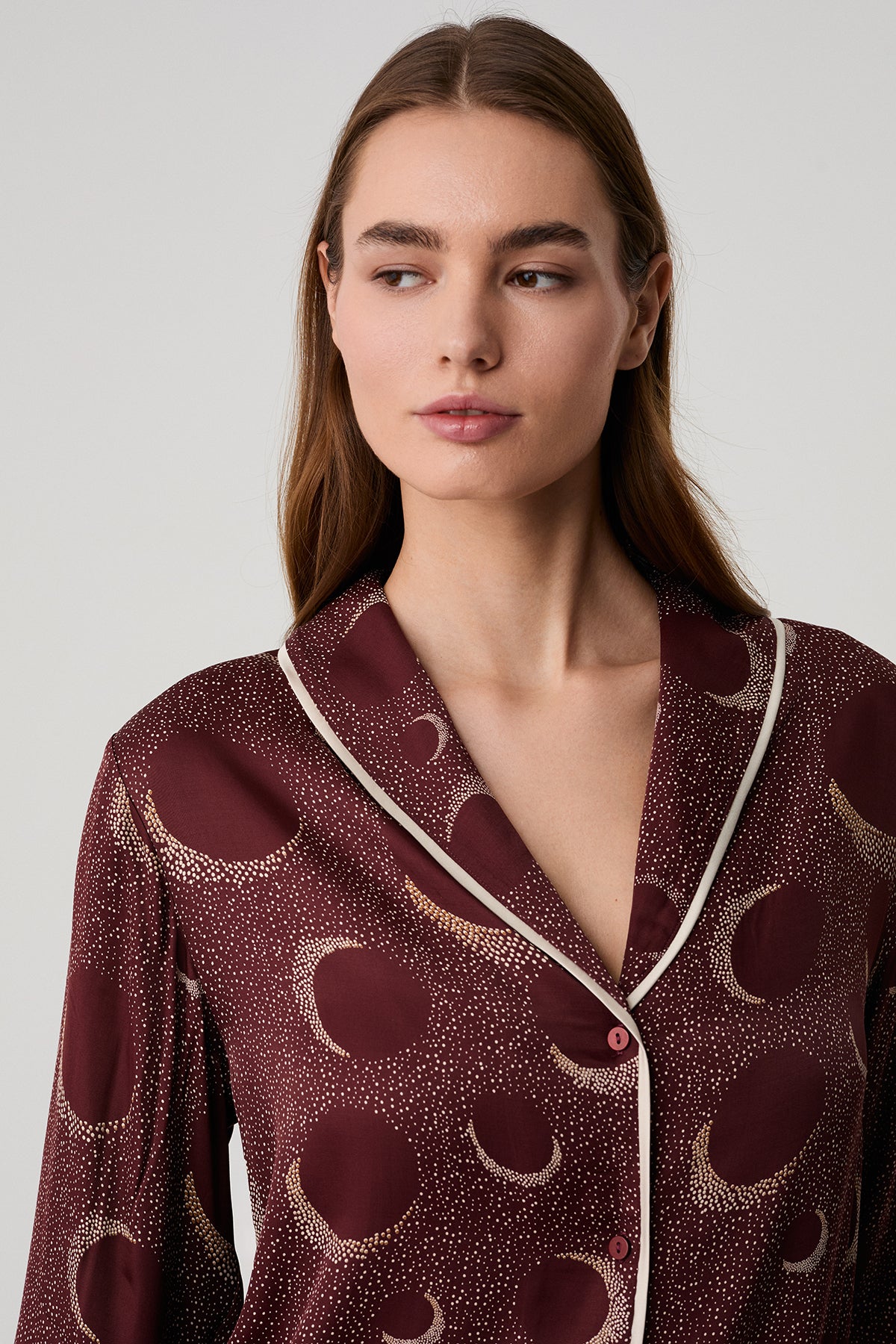 Le Boudoir Bordeaux - Pyjama 2 Pcs - Sensualité feutrée et richesse bordeaux