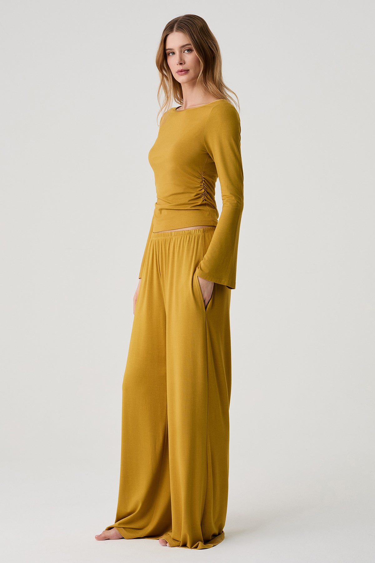 L’Après-Midi Safran - Ensemble 2 Pcs - Chaleur lumineuse et fluidité élégante