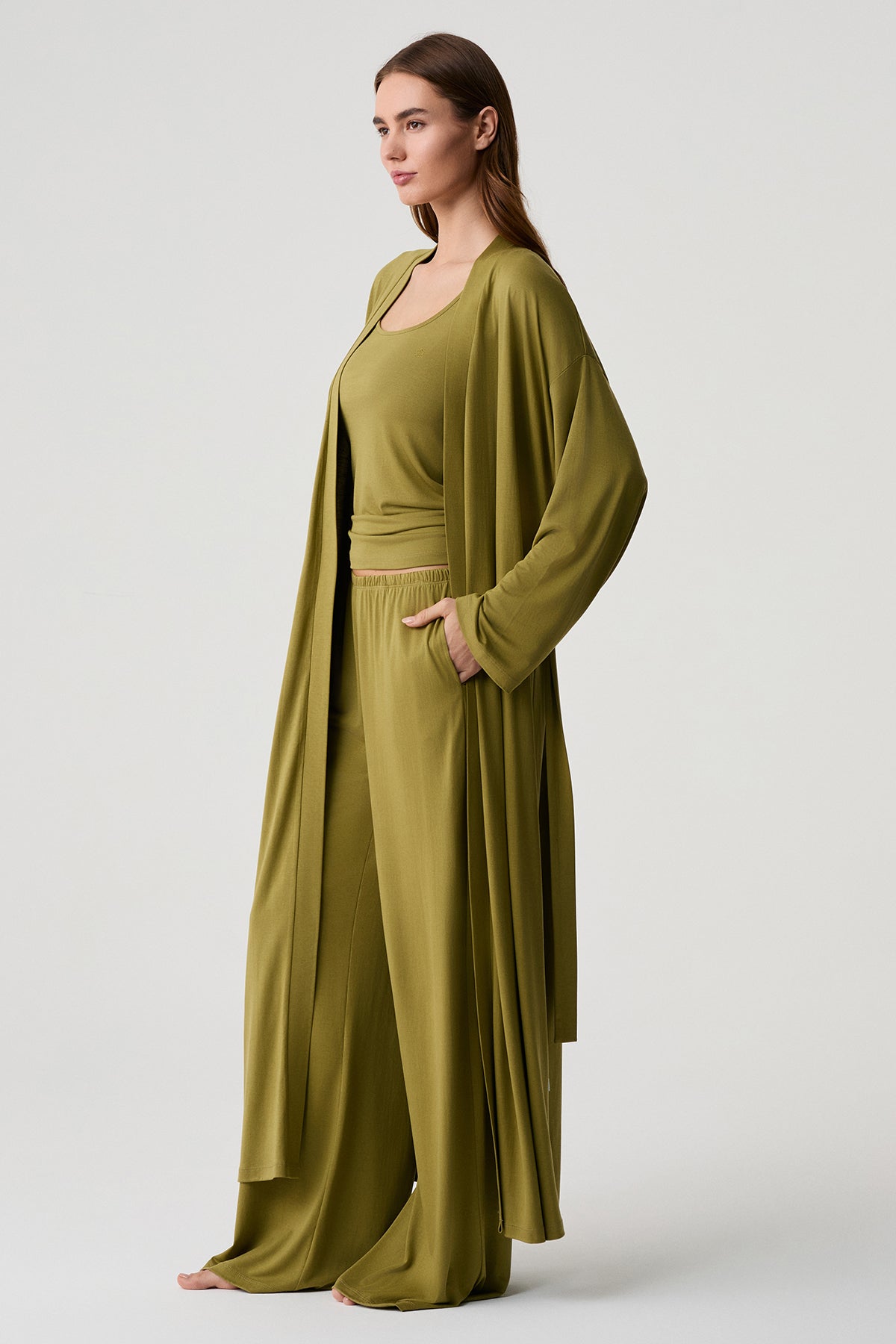 La Véranda d’Olive – Ensemble 3 Pcs – Élégance végétale et fluidité naturelle