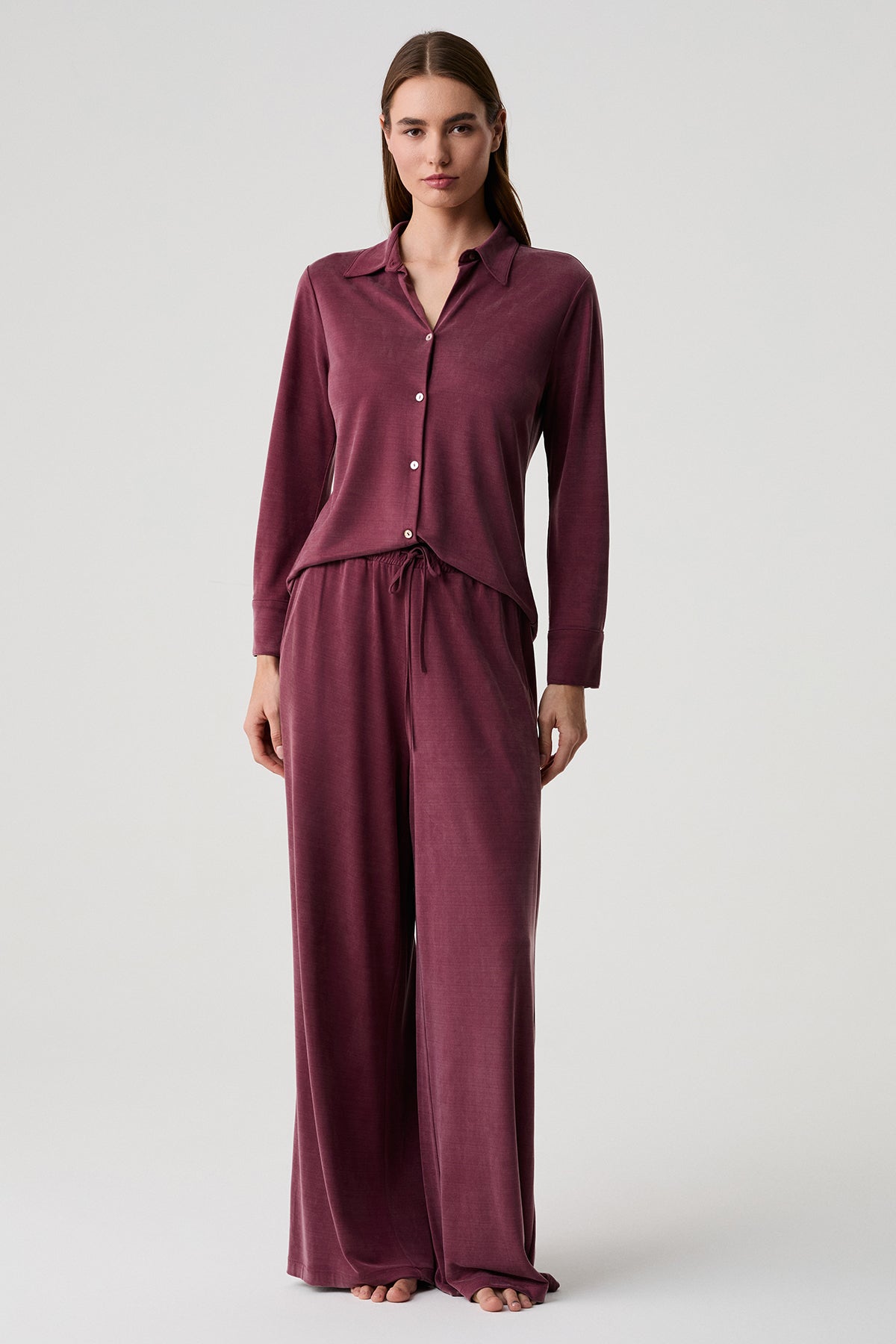 L’Heure de Prune-  Ensemble 2 Pcs - Féminité profonde et  allure précieuse