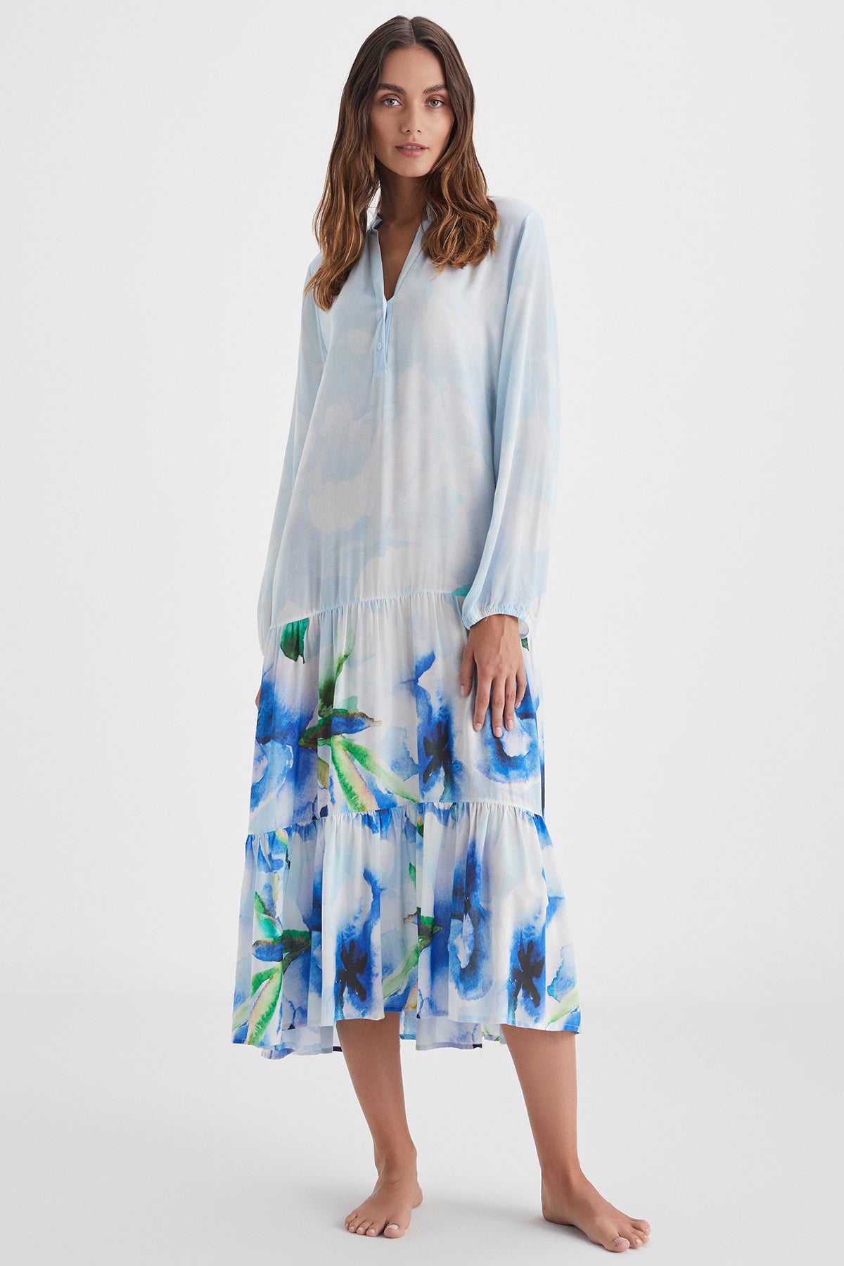 Brise Céleste - Robe longue -Grâce aérienne et légèreté naturelle