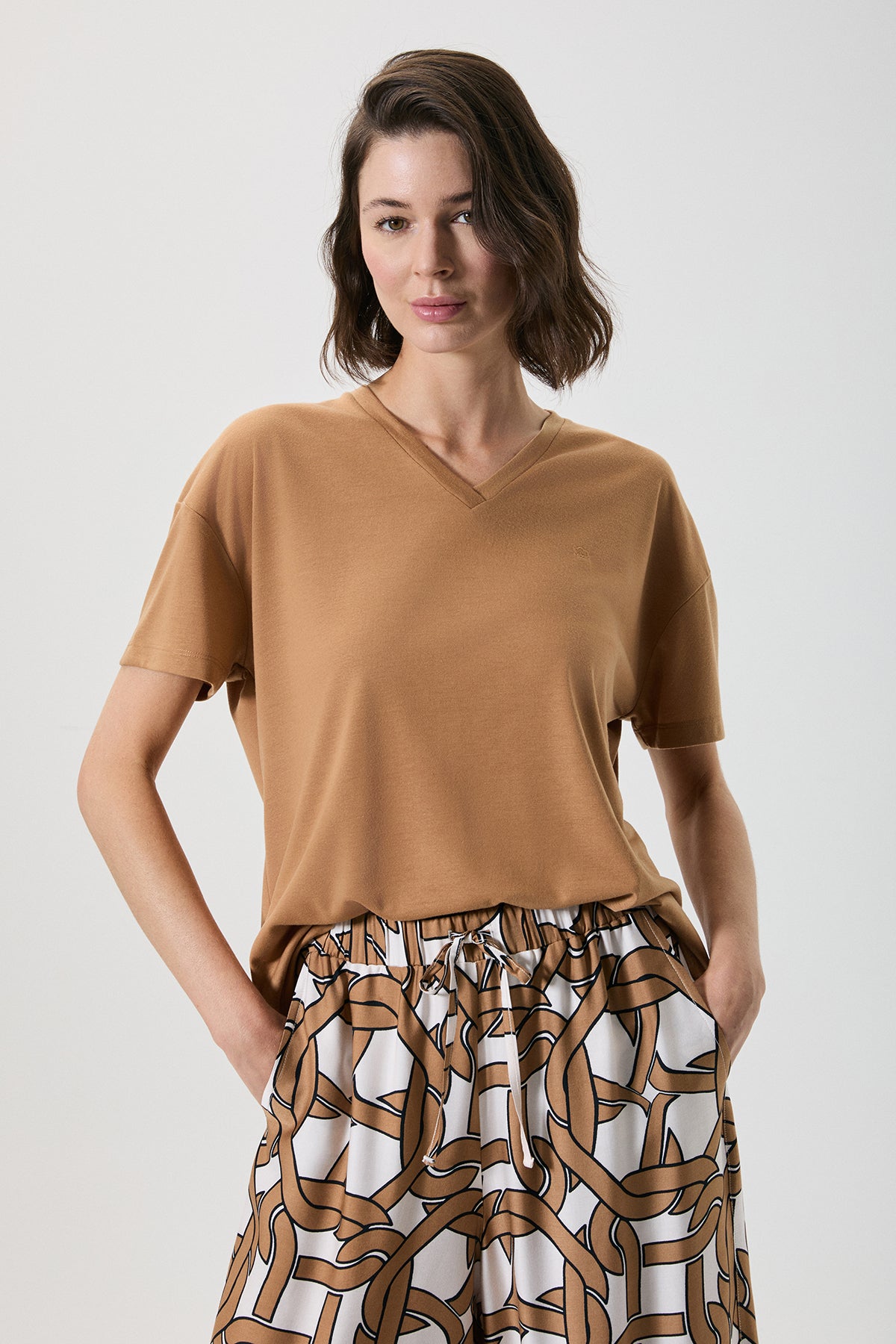 Aura Dorée - Ensemble 2 Pcs - Élégance décontractée et Chic radieux