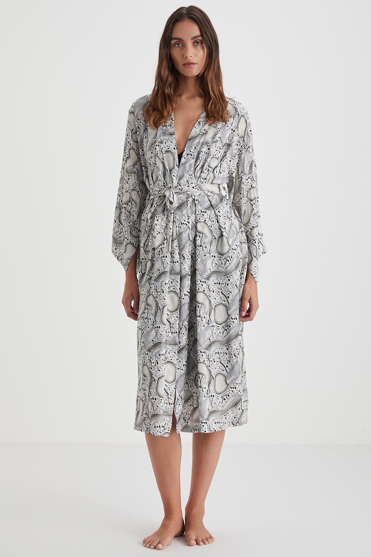 Élégance Soyeuse – Ensemble 2 Pcs- Douceur drapée et charme intemporel