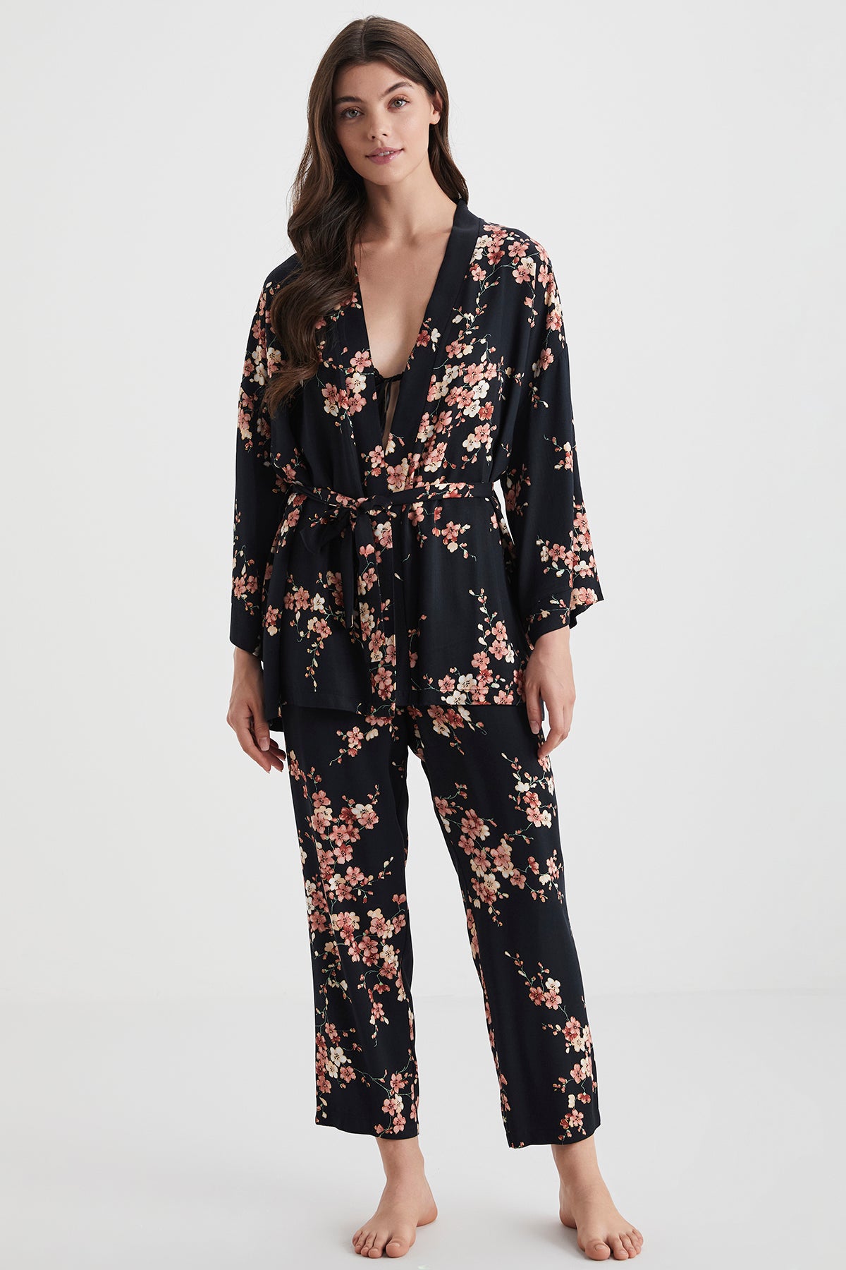 Fleur de Minuit – Ensemble 3 Pcs - Élégance sensuelle et poésie d'un soir