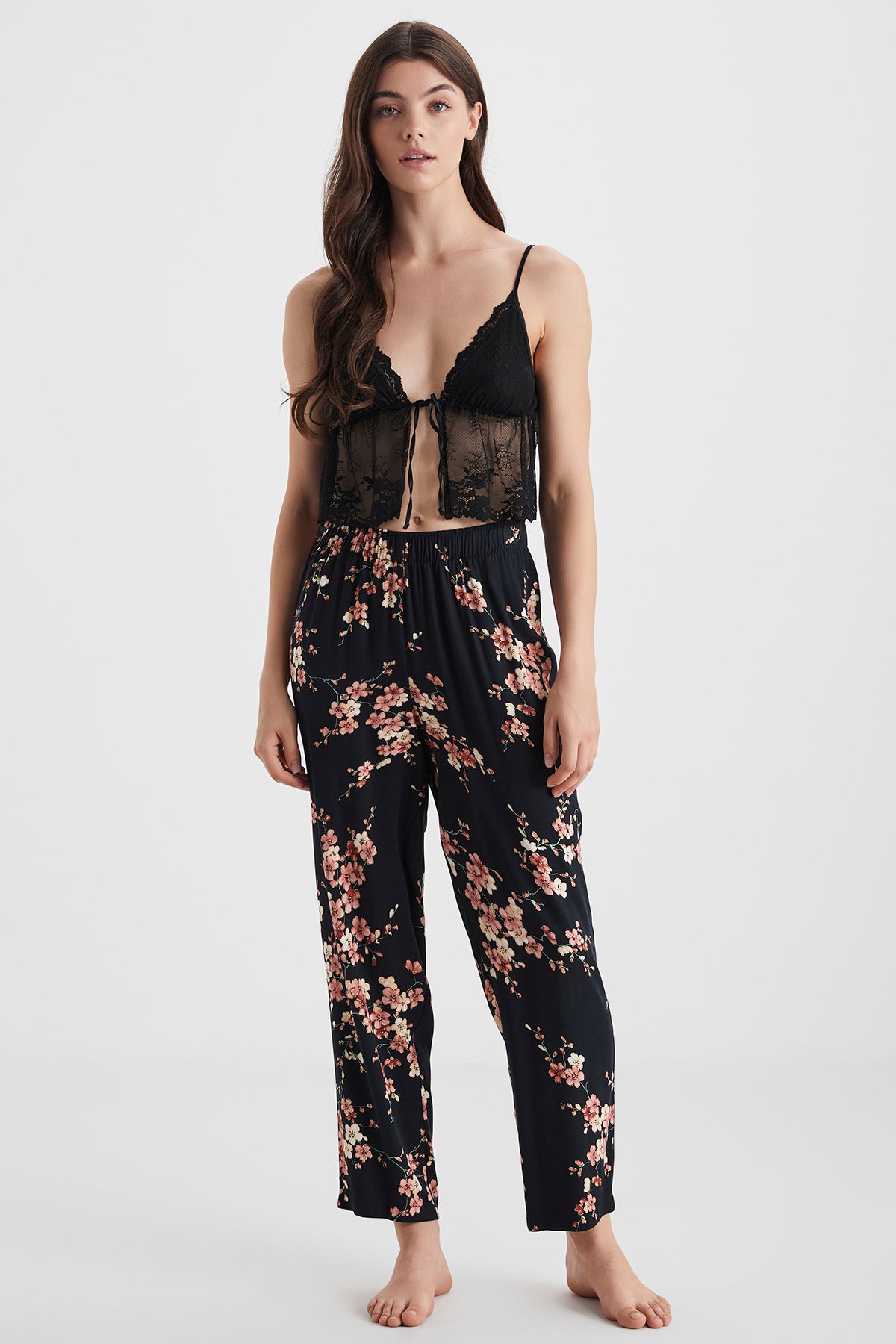 Fleur de Minuit – Ensemble 3 Pcs - Élégance sensuelle et poésie d'un soir