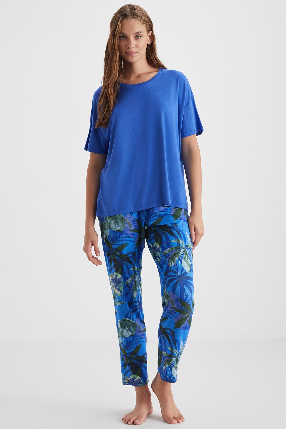 Bleu Horizon - Ensemble 2 Pcs - Douceur tropicale et charme estival