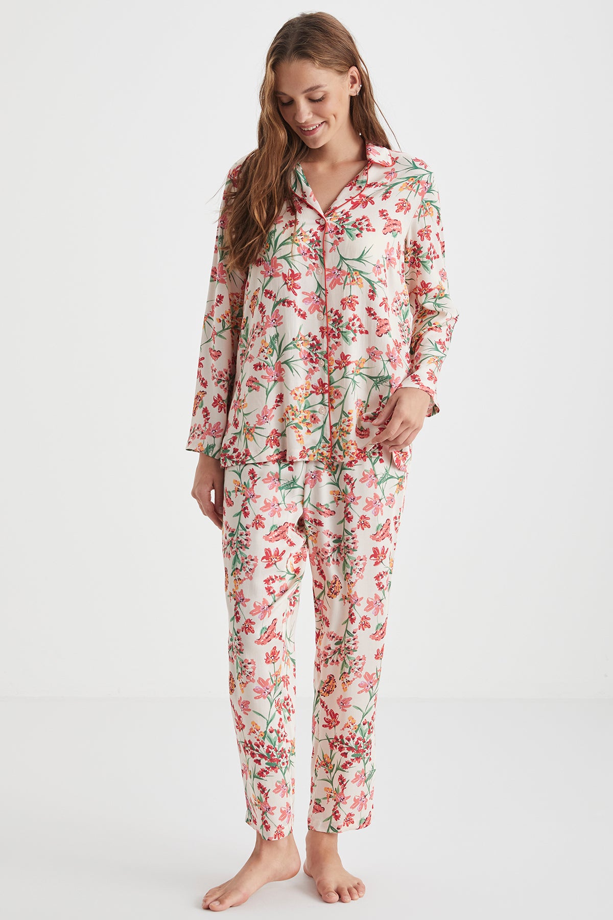 Brume Florale - Pyjama boutonné - Bouquet de fraicheur et douce parfumée