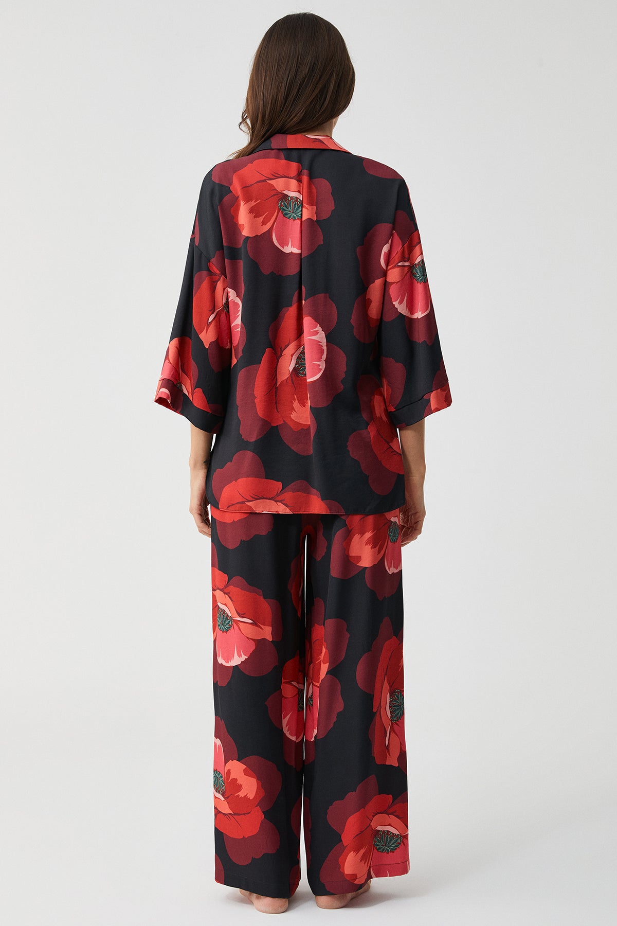 Éclat de Coquelicot – Ensemble 2 Pcs - Harmonie Florale et élégance lumineuse