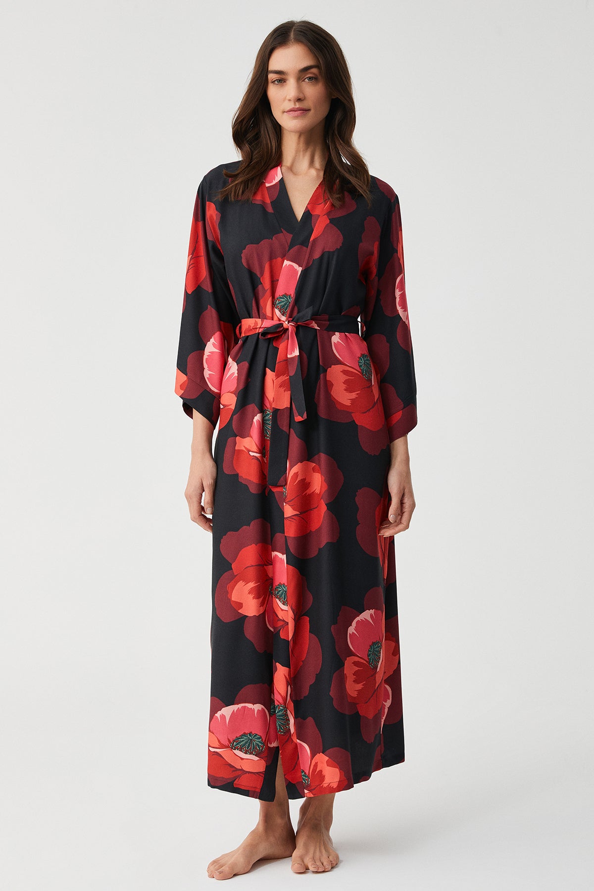 Rêve de Coquelicot – Ensemble 2 Pcs - Élégance Enveloppante et raffinement intemporel