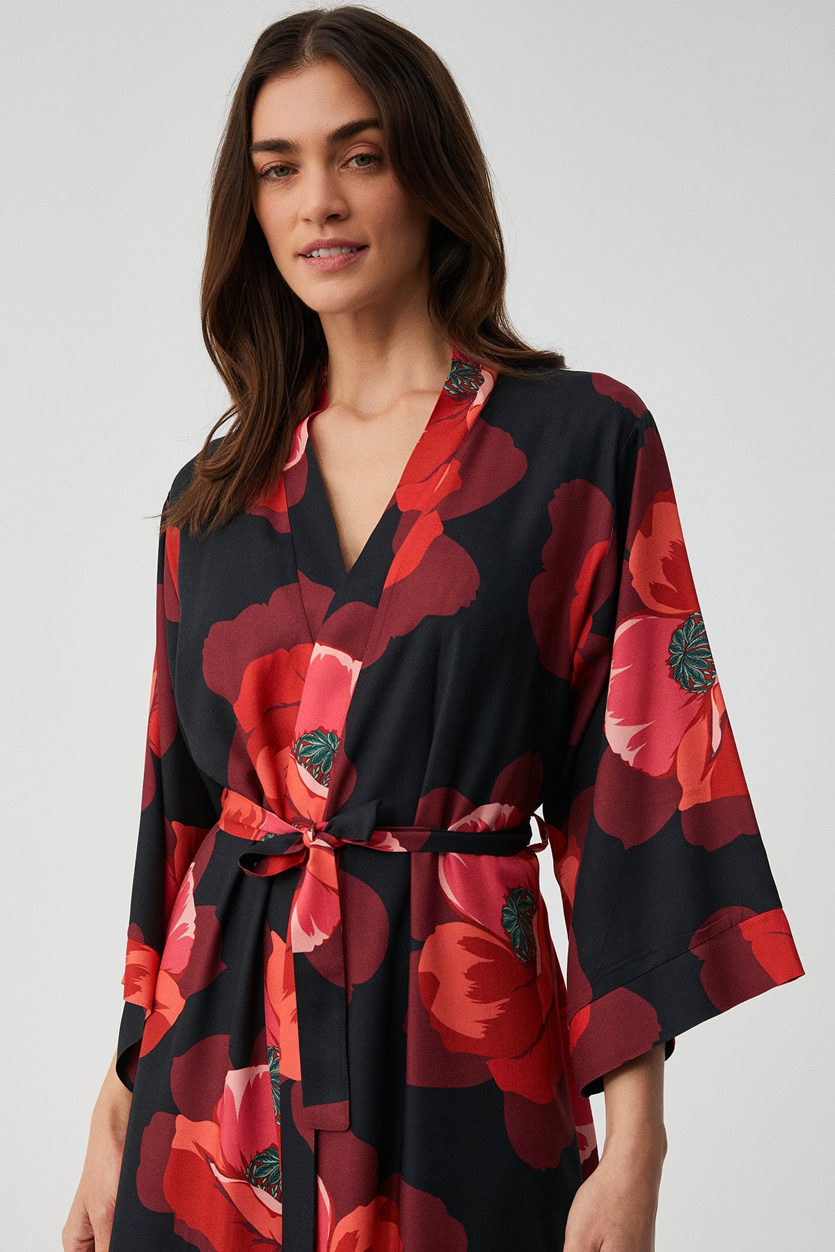 Rêve de Coquelicot – Ensemble 2 Pcs - Élégance Enveloppante et raffinement intemporel