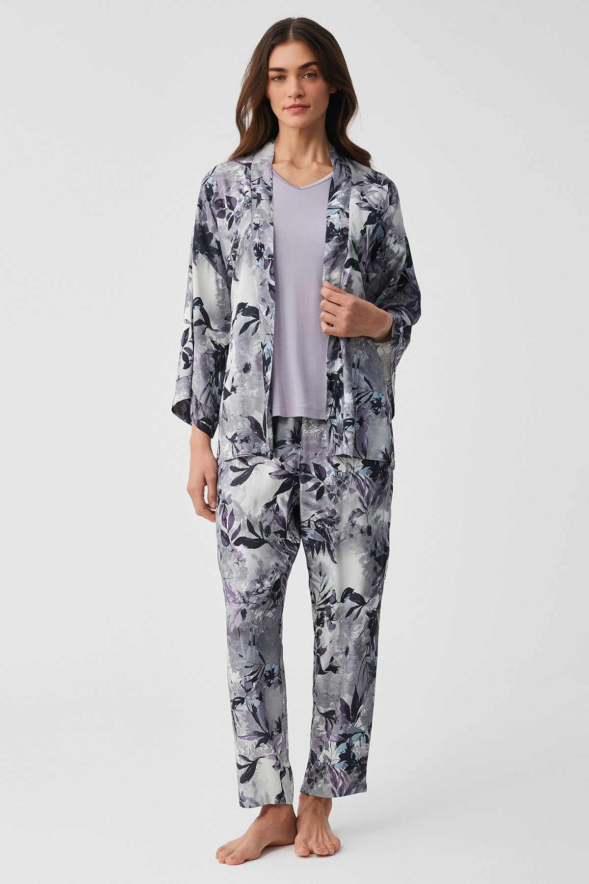 Orchidée Mystique - Ensemble 3 Pcs - Délicatesse florale et élégance veloutée