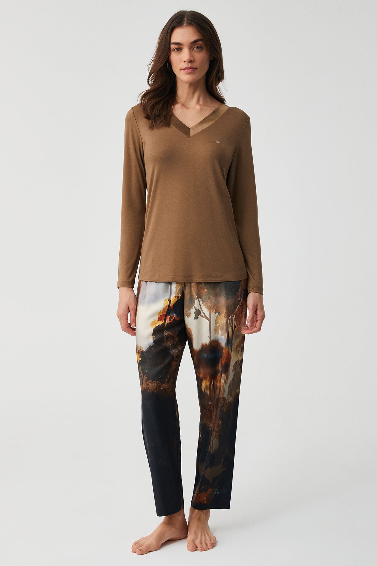 Dahlia d’Automne - Ensemble 2 Pcs - Élégance décontractée et raffinement naturel