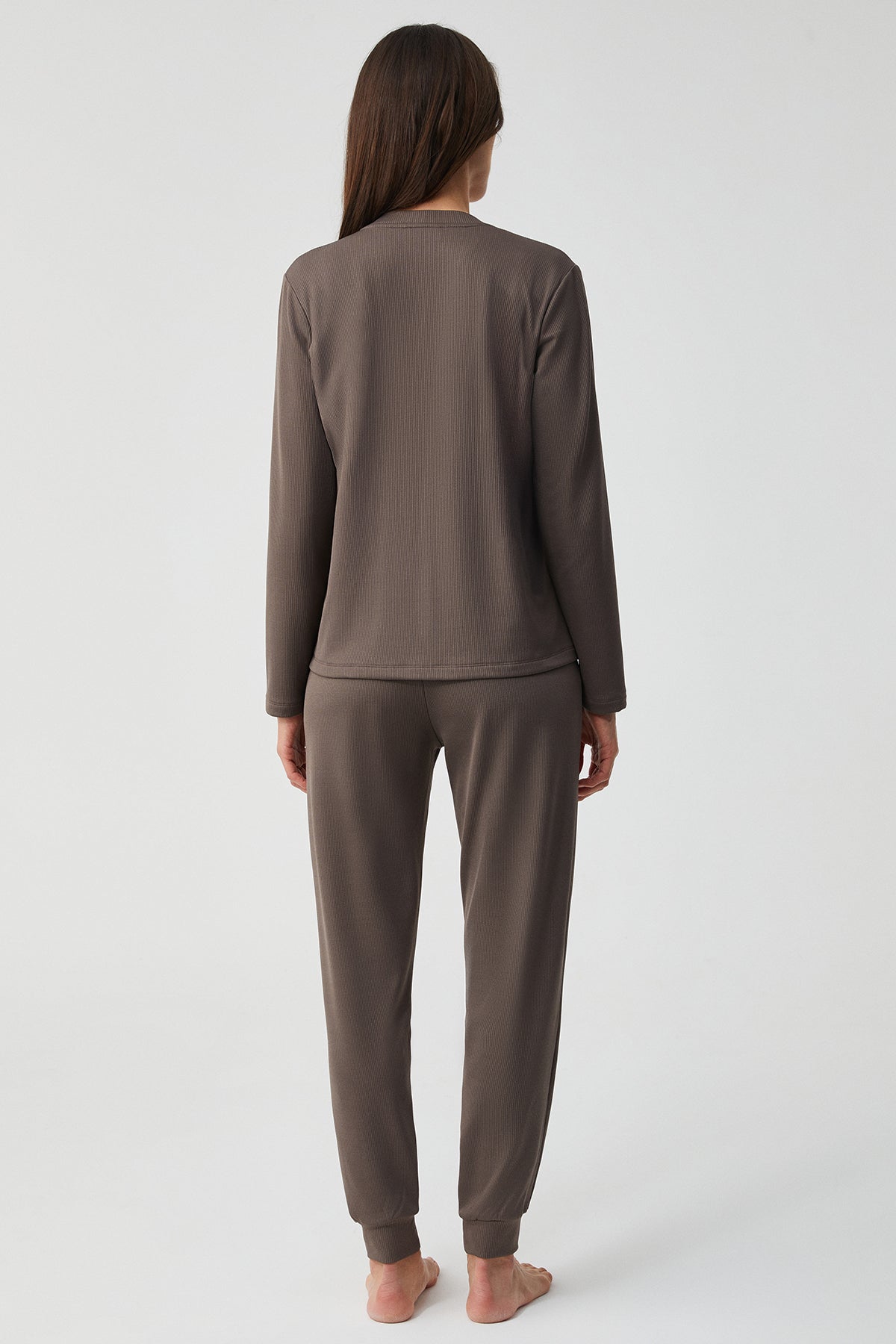 Églantine Brune - Ensemble 3 Pcs - Confort sophistiqué et Sobriété élégante