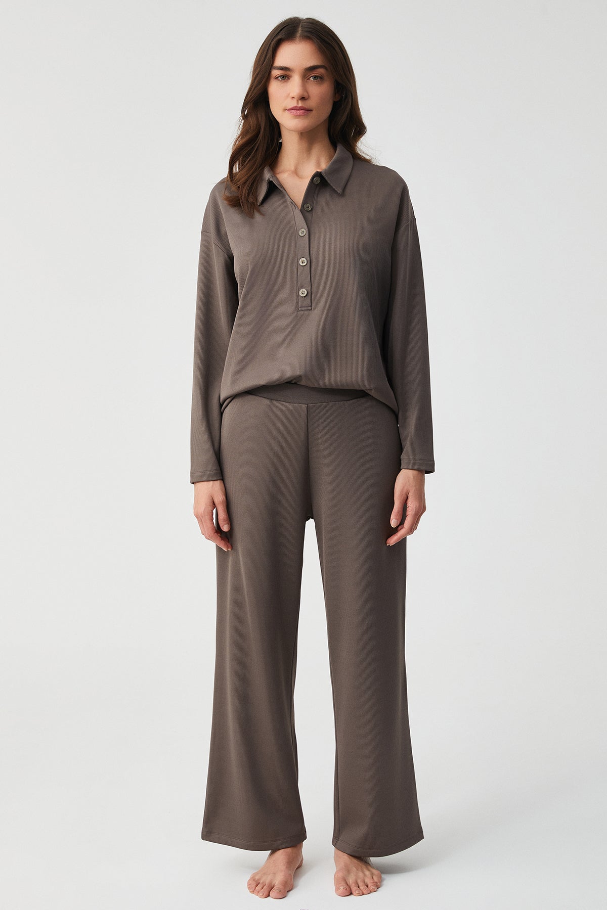 Magnolia Voilé- Ensemble 2 Pcs - Élégance décontractée et raffinement naturel