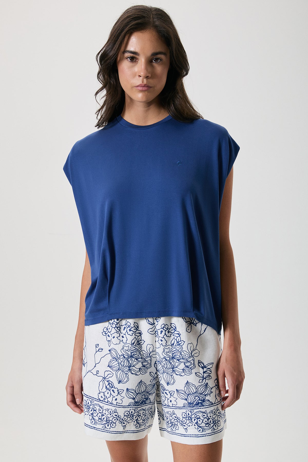 Bleu Horizon - Ensemble 2 Pcs- Modernité décontractée et élégance douce