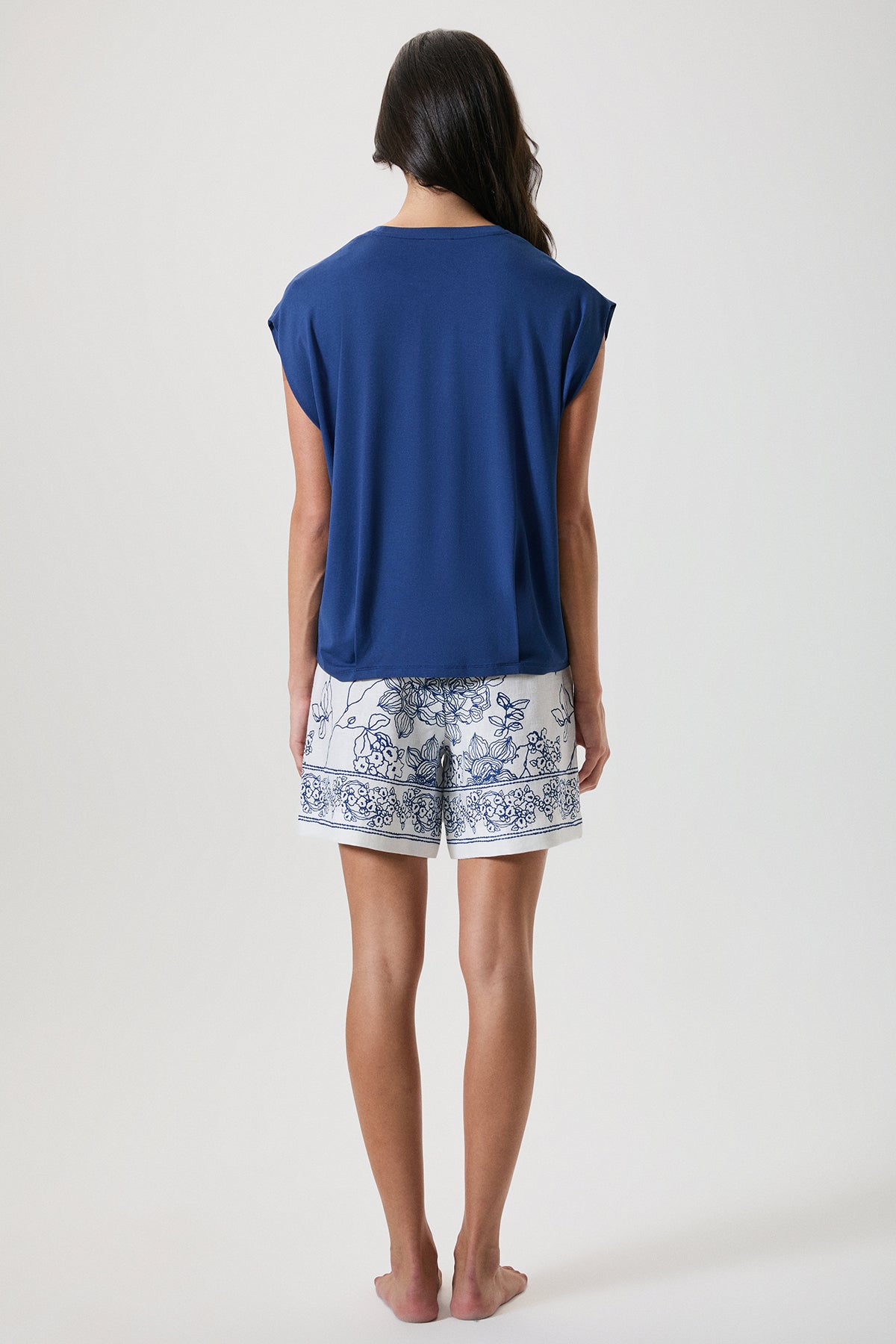 Bleu Horizon - Ensemble 2 Pcs- Modernité décontractée et élégance douce
