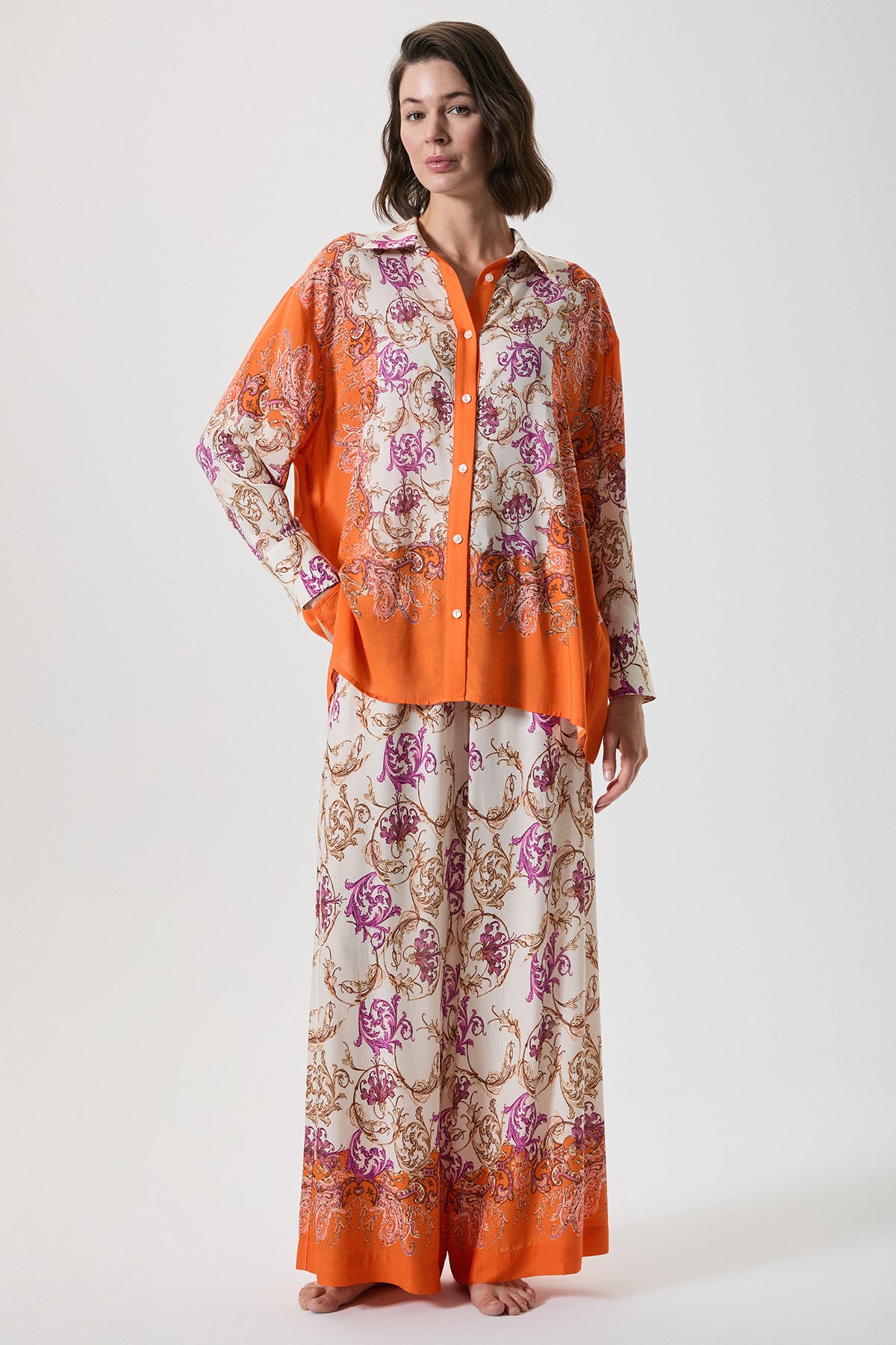 Éclat Ambré - Ensemble 2 Pcs - Luminosité captivante et fluidité sensuelle