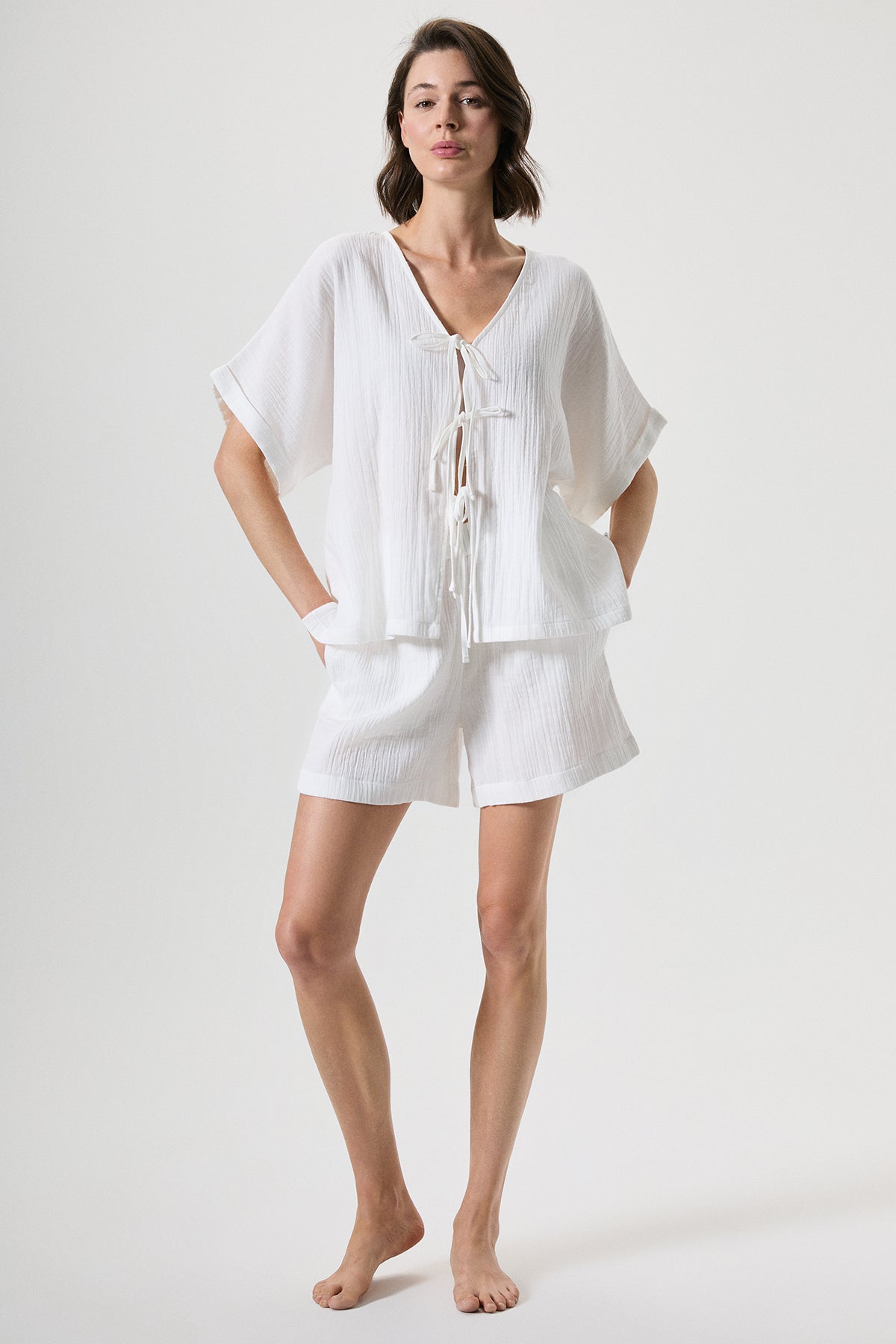 Voile Pur  - Ensemble 2 Pcs - Élégance naturelle et fraîcheur assurée