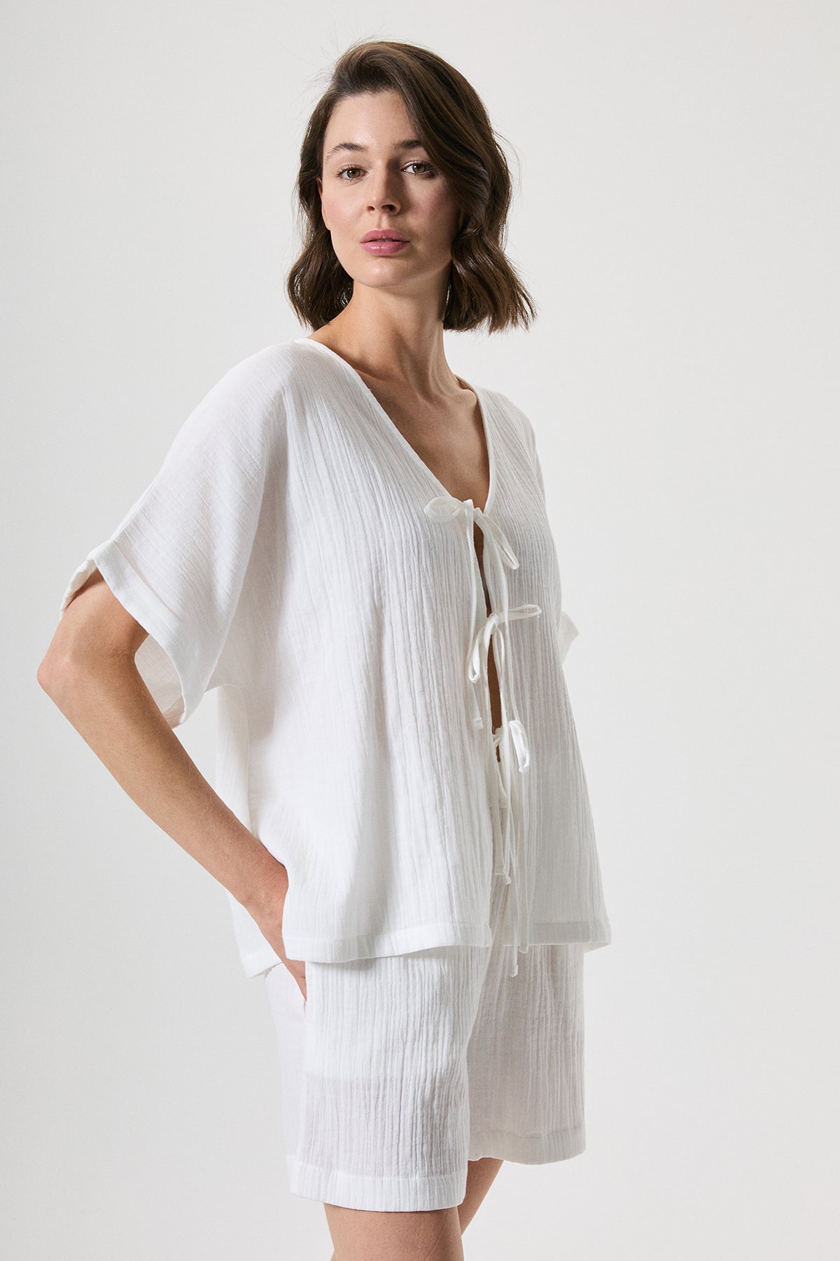 Voile Pur  - Ensemble 2 Pcs - Élégance naturelle et fraîcheur assurée