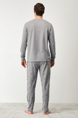 Pyjama homme gris bordeaux Nautica ES